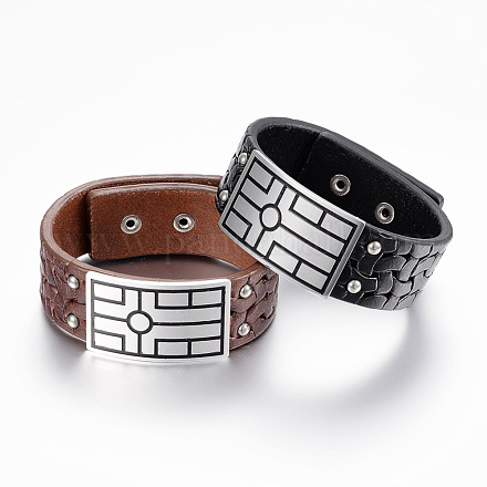 Bijoux de mode clouté bracelets BJEW-K197-65-1