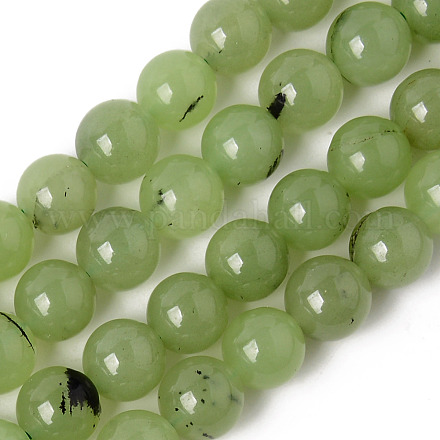 Natural Chalcedony Beads Strands G-T129-06-4mm-1