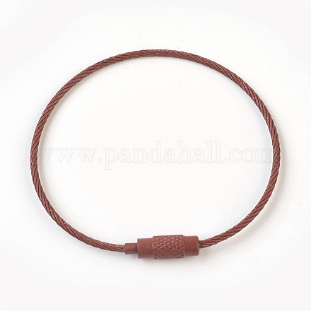 Bracelet en fil d'acier faisant MAK-F025-B15-1