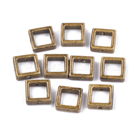 Cadres de perles de porcelaine à la main X-PORC-S499-20B-1