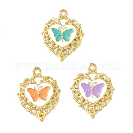 Подвеска из нержавеющей стали 304 с эмалированными стразами STAS-I346-41G-M-1