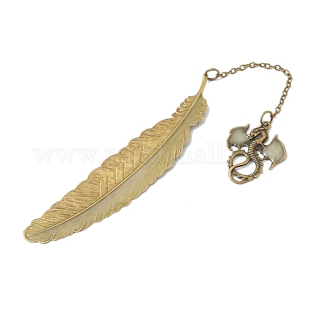 Светящаяся закладка из латунного пера WG51979-03-1