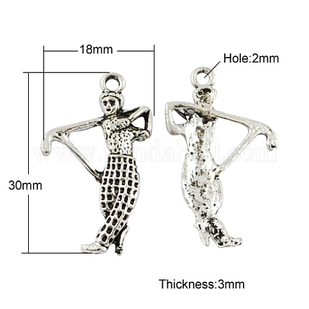 Подвески тибетского стиля TIBEP-23473-AS-NR-1