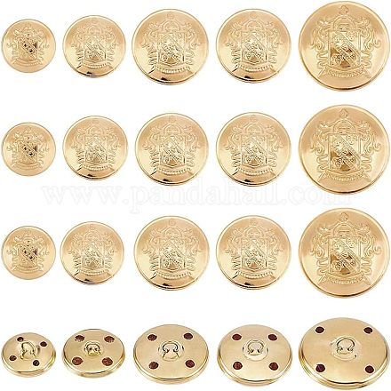 Латунные кнопки хвостовика BUTT-OC0001-03G-1