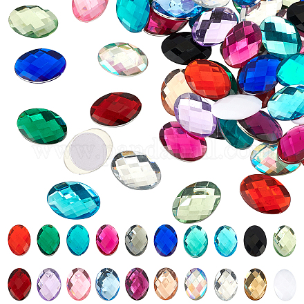 Fingerinspire 76pcs 19 couleurs autocollant de bijoux extra large TACR-FG0001-06-1