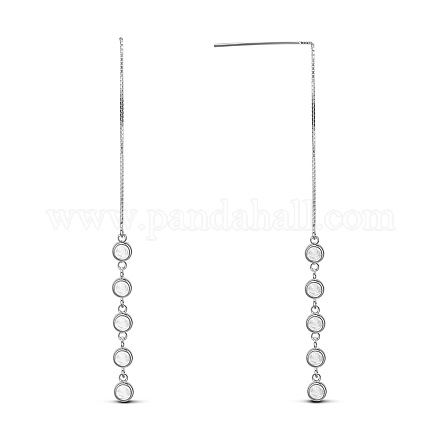Shegrace Elegant Fashion 925 серебряные нитки для ушей JE314A-1