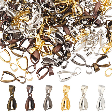 180 шт. 6-х цветные латунные зажимные скобы KK-ME0002-26-1