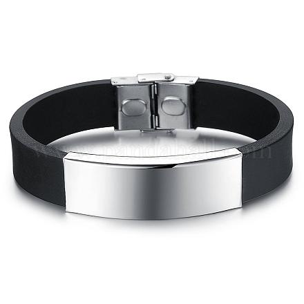 Fashion Stainless Steel Bracelets BJEW-N0001-120-1