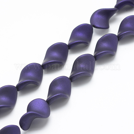 Rubberized Style Acrylic Beads Strands MACR-S849-03-1