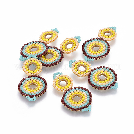 MIYUKI & TOHO Handmade Japanese Seed Beads Links SEED-A027-G10-1
