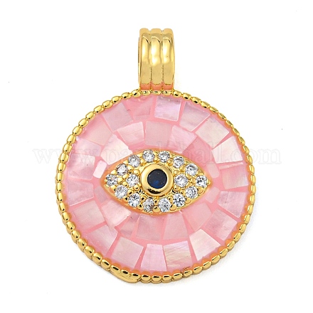 Покрытие стойки латунь микропаве прозрачные подвески из кубического циркония KK-Z063-14G-01-1