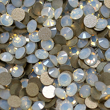 Perle en verre de dos plat RGLA-C002-SS12-234-1