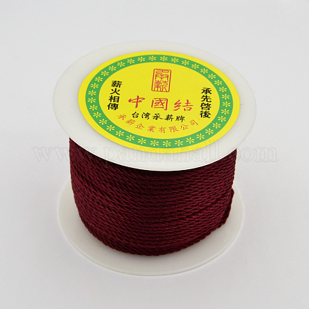 Cuerdas de fibra de poliéster con hilo de hilo redondo OCOR-J001-06-1MM-1