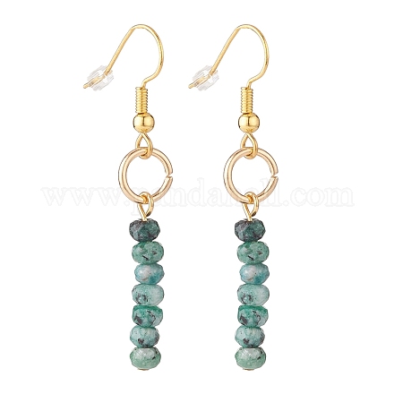Gefärbte natürliche Malaysia Jade Perlen baumeln Ohrringe EJEW-JE04709-01-1