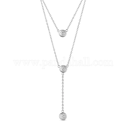 Многоуровневые ожерелья shegrace 925 из стерлингового серебра JN958A-1
