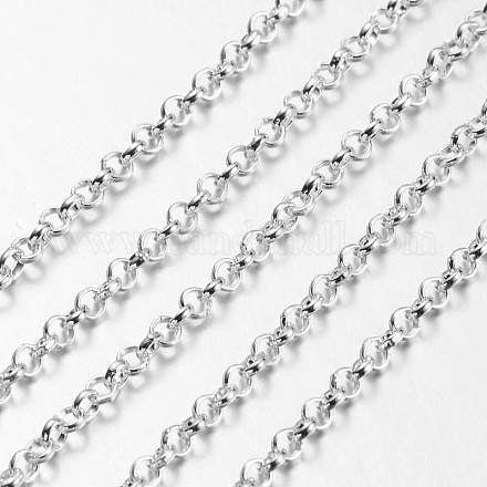 Железные цепочки с серебряным покрытием X-CH-CH-S068-NF-1