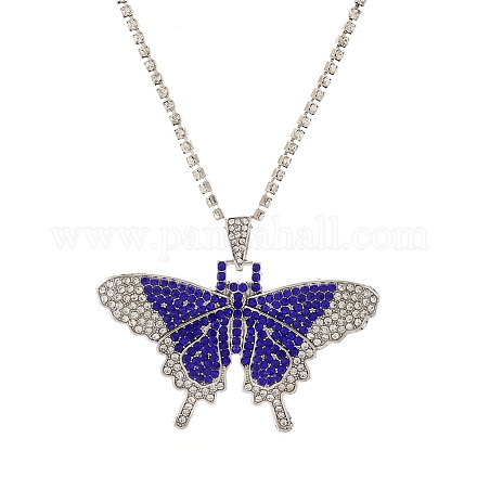 Ожерелья с подвесками в форме бабочки и стразами PW23032701634-1