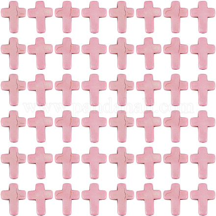 100 шт. синтетические бирюзовые бусины G-SC0002-83-1