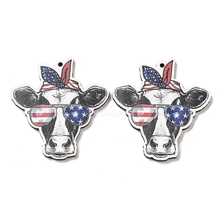 Большие деревянные подвески WOOD-D028-01K-1