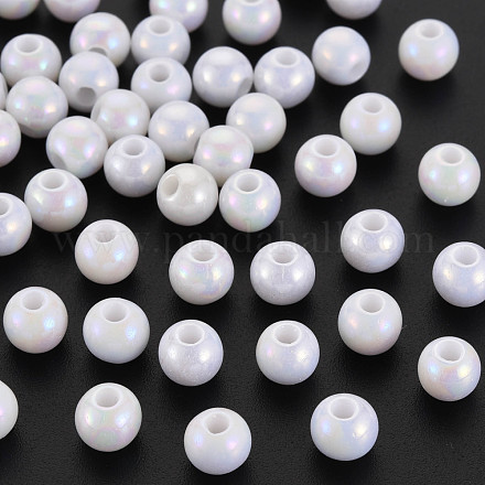 Opaque Acrylic Beads MACR-S370-D6mm-01-1