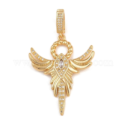 Латунные микро проложить кубического циркония подвески KK-F910-10G-1