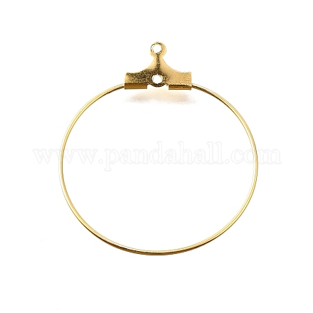 Стойки обшивки латунь кольцо серьги обруча KK-L125-01G-1