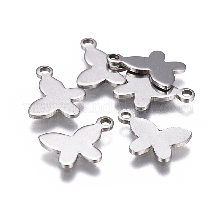 201 Stainless Steel Stamping Blank Tag Charms STAS-F207-24P-1
