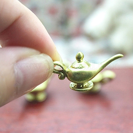 Ornamenti per teiera in miniatura in resina vintage BOTT-PW0001-172-1