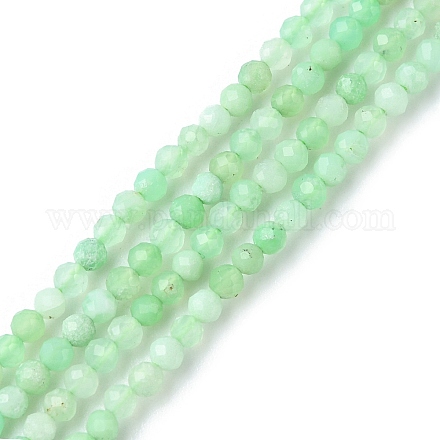 Hebras naturales de perlas de crisoprasa G-F748-X01-01A-1