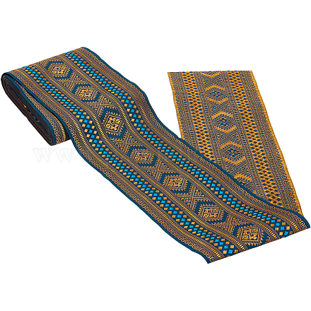 Широкая лента из полиэстера и жаккарда OCOR-WH20006-71B-1