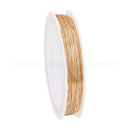 PH PandaHall 18K Gold Plated Copper Wire CWIR-PH0002-05A-1