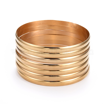 Mode 304 ensembles de bracelets bouddhistes en acier inoxydable BJEW-L664-024D-G-1