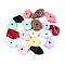 Baking Paint Opaque Acrylic Beads, Nuggets, Mixed Color, 6~14x6~14x2.5~5.5mm, Hole: 1.6mm