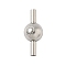304 Stainless Steel Bayonet Clasps, Round, Stainless Steel Color, 21x9mm, Hole: 2mm