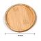 Peru Wood Mosaic Base, Flat Round, 95mm