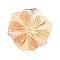 Brass Bead Caps, Flower, Golden, 26x25x2mm, Hole: 1mm