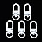 Spray Painted Eco-Friendly Alloy Swivel Snap Hooks Clasps, Cadmium Free & Nickel Free & Lead Free, White, 33.5x12.5x5mm, Hole: 5x9mm