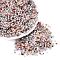 Picasso Glass Seed Beads, Rondelle, Round Hole, Mixed Color, 2.5x1.5mm, Hole: 1.2~1.4mm, about 30000pcs/pound