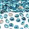 Preciosa® MAXIMA Crystal Fancy Stones, Czech Crystal, 435 34 222 Octagon, Dura Foiling, 60010 Aqua Bohemica, 8x6mm