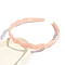 Plastic Wavy Hair Bands for Girls Women, Misty Rose, 120mm