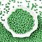 Opaque Acrylic Beads, Peanut, Lime Green, 6.5x4x3mm, Hole: 1.5mm, about 9998pcs/500g