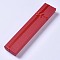 Cardboard Necklace Boxes, Rectangle, Red, 21.1x4.25x2.25cm