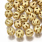Brass Filigree Beads, Filigree Ball, Round, Textured, Cadmium Free & Nickel Free & Lead Free, Real 18K Gold Plated, 8mm, Hole: 1.6mm