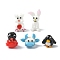 Handmade Lampwork Beads, Mixed Animals, Mixed Color, 15~29x14.5~24x13~17mm, Hole: 1.4~2mm