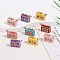 Alloy Enamel Charms, Golden, Radio, Mixed Color, 11x15x5mm, Hole: 1.4mm