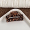 Acrylic Claw Hair Clips, Leopard, Hair Clip for Women and Girls, Peru, 76x42mm