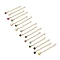 Ion Plating(IP) 316 Surgical Stainless Steel Curb Chain Extender with Gemstone Round Charm, Golden, 53.5mm, Hole: 2.5mm