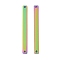 Ion Plating(IP) 304 Stainless Steel Links/Connectors, Rectangle, Rainbow Color, 35x3.5x1.5mm, Hole: 1.2mm