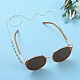 Brass Eyeglasses Chains AJEW-EH00075-02-4