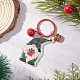 Рождественский кулон из акрила и смолы HJEW-JM04303-02-1